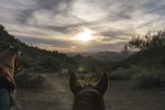 We admire the view at Cave Creek Regional Park.