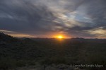 Sunset view from the trail.