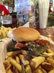 Mmm, a burger and fries….