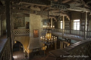 The great room in Scotty's Castle, Death Valley National Park, California