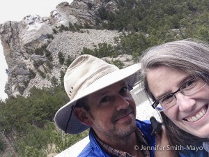 On the way to South Carolina, Team Gritty visits Mount Rushmore in South Dakota