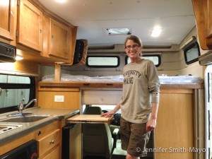 Jen in the Tiger's kitchen
