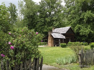 The well-preserved John Davis House, Mountain Farm Museum, Great Smoky Mountains National Park, North Carolina