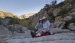 Lunch in the shade at Romero Pools, Catalina State Park, Tuscon, Arizona